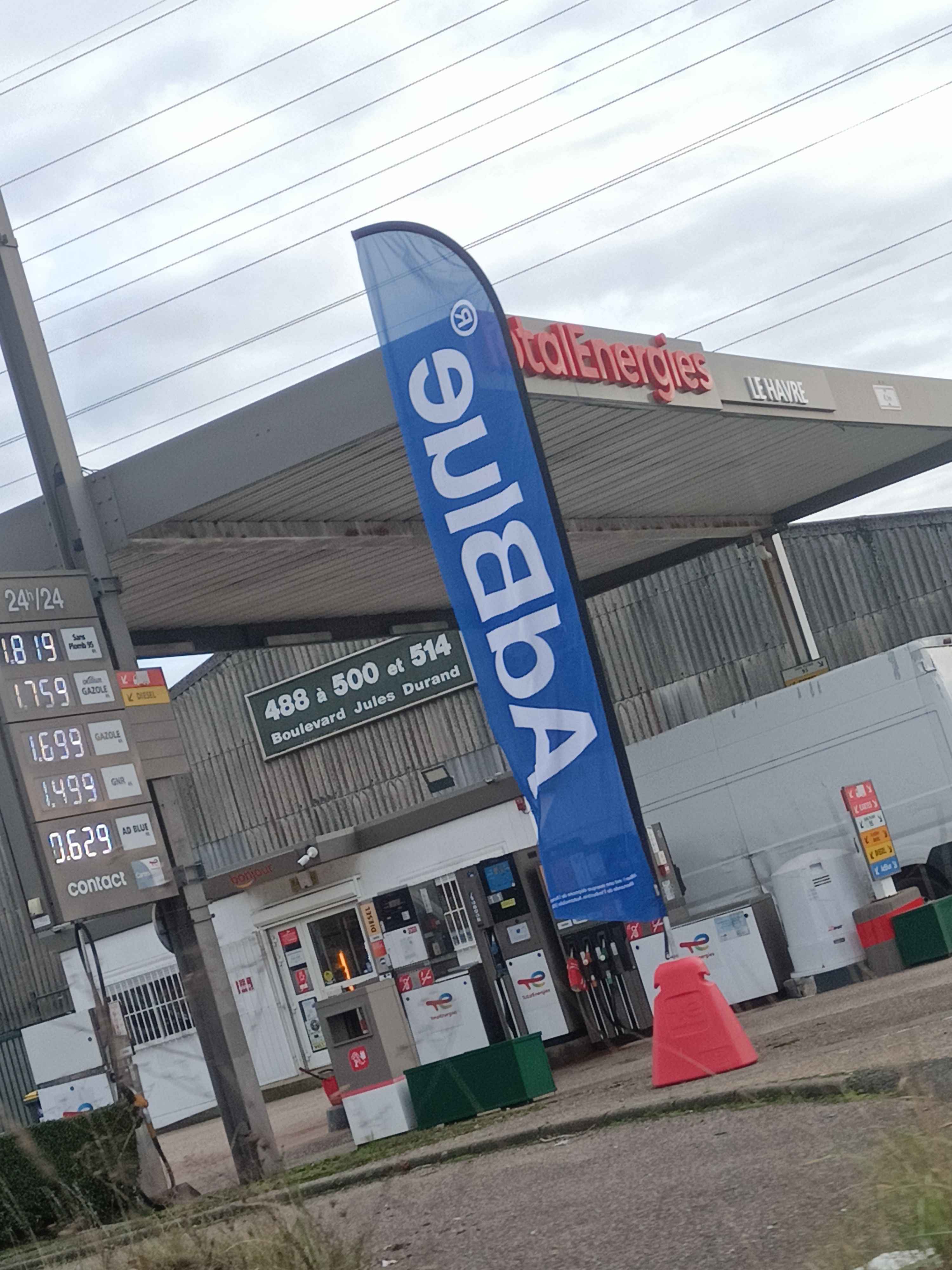 Station TotalEnergies au Havre